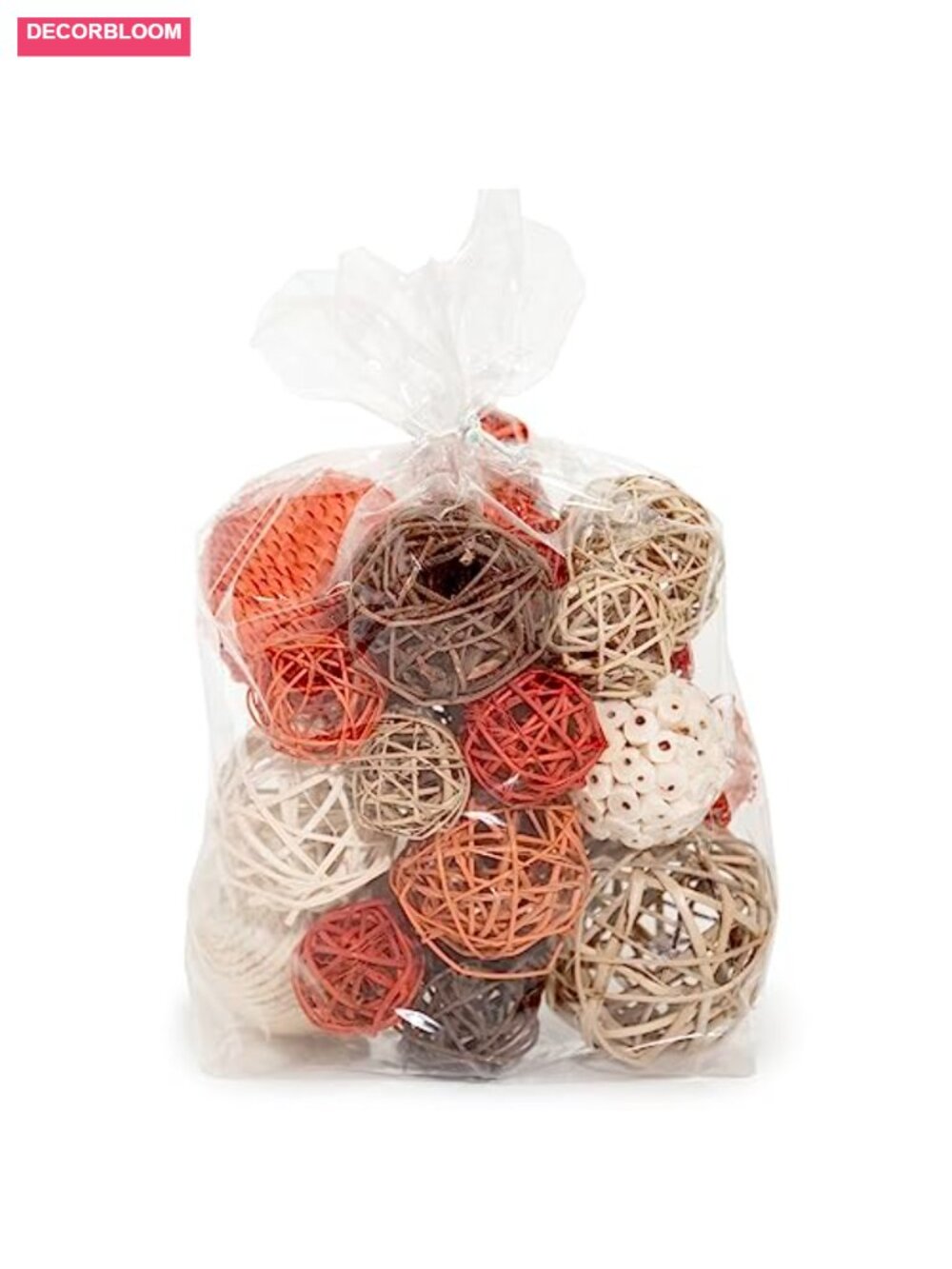 Set of 9 Rustic Decorative Balls & Orbs for Bowl Filler Home Accent - Picture 3 of 6